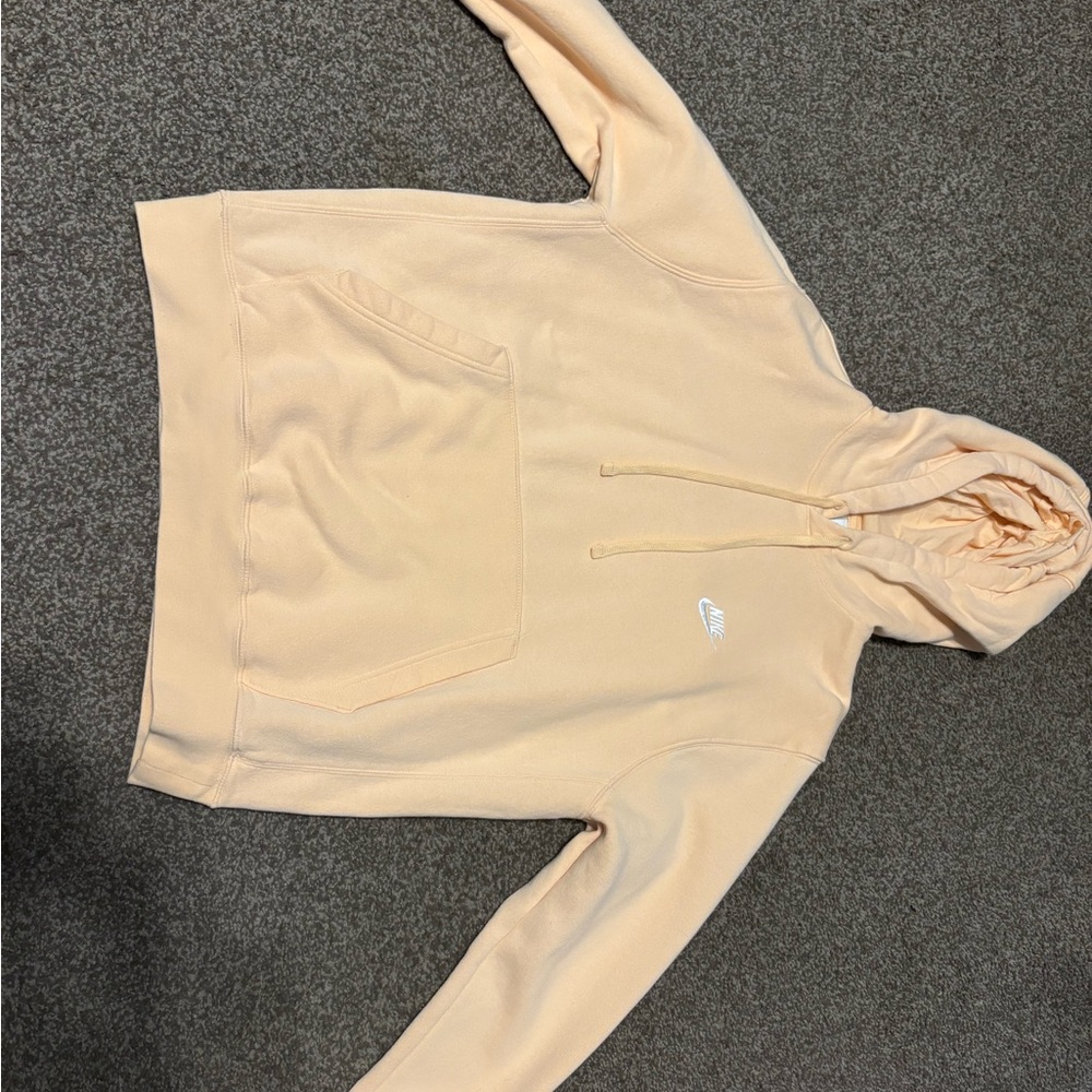 Nike Peach Hoodie with Logo